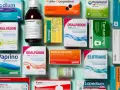 Verschiedene Medikamente und Präparate gegen Durchfall, darunter Imodium, Oralpädion und Kohle-Compretten.