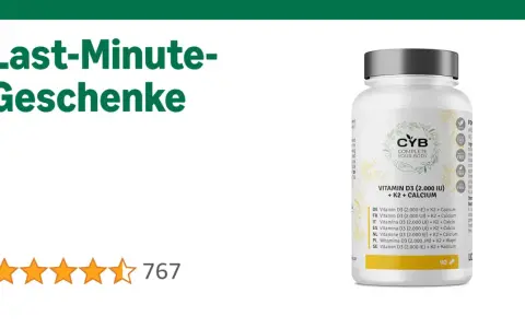 Vitamin D3 & Calcium: Synergie für Knochen, Immunsystem & mehr