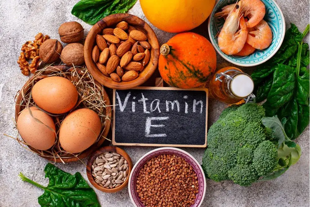 Vitamin E reiche Lebensmittel oder Vitamin E Hautpflege