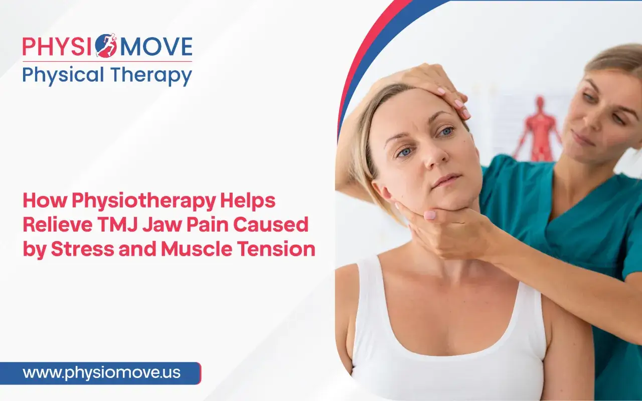 Physiotherapeutin behandelt Kiefergelenk-Schmerzen (CMD). CMD Physiotherapie wird von der Krankenkasse übernommen.